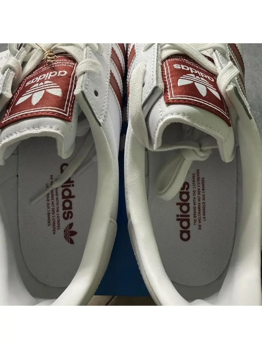 Adidas Originals Samoa White Preloved Ruby Shoes JQ0045 Mens